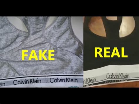 fake calvin klein bralette vs real|Calvin Klein Crop top bralette real vs fake review. How to spot .